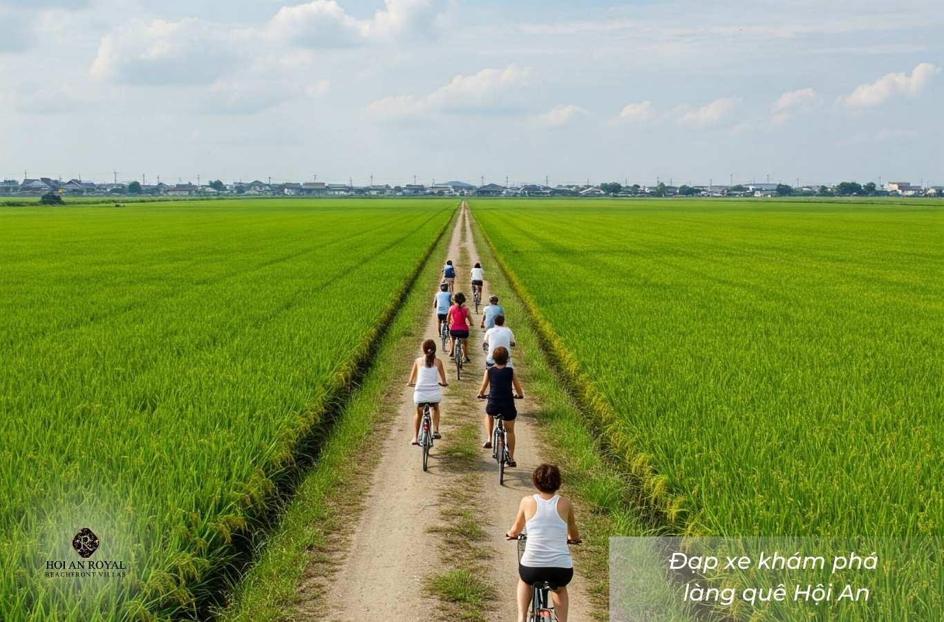 Cycling through the countryside is one of the best experiences when visiting Hoi An.