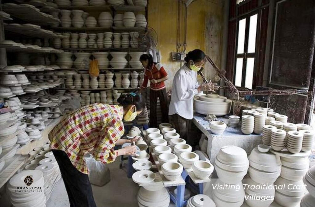 Visit Thanh Ha pottery village to witness the handmade ceramic process firsthand