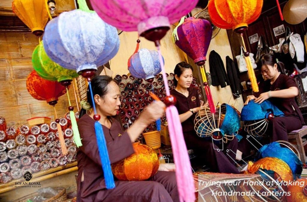 Making lanterns is a great way to explore Hoi An's artisan heritage.