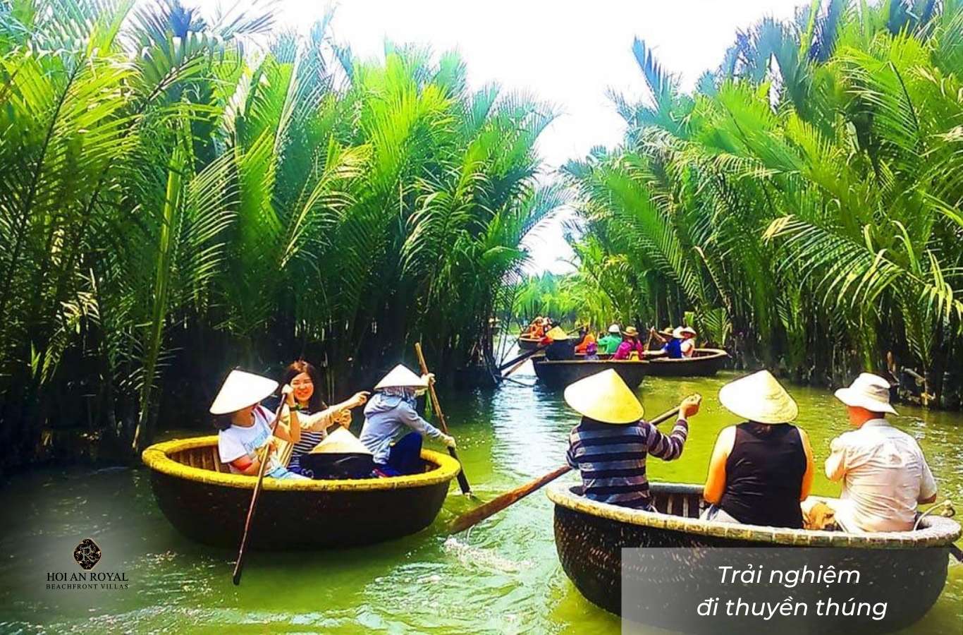 Trải nghiệm đi thuyền thúng tại Hội An