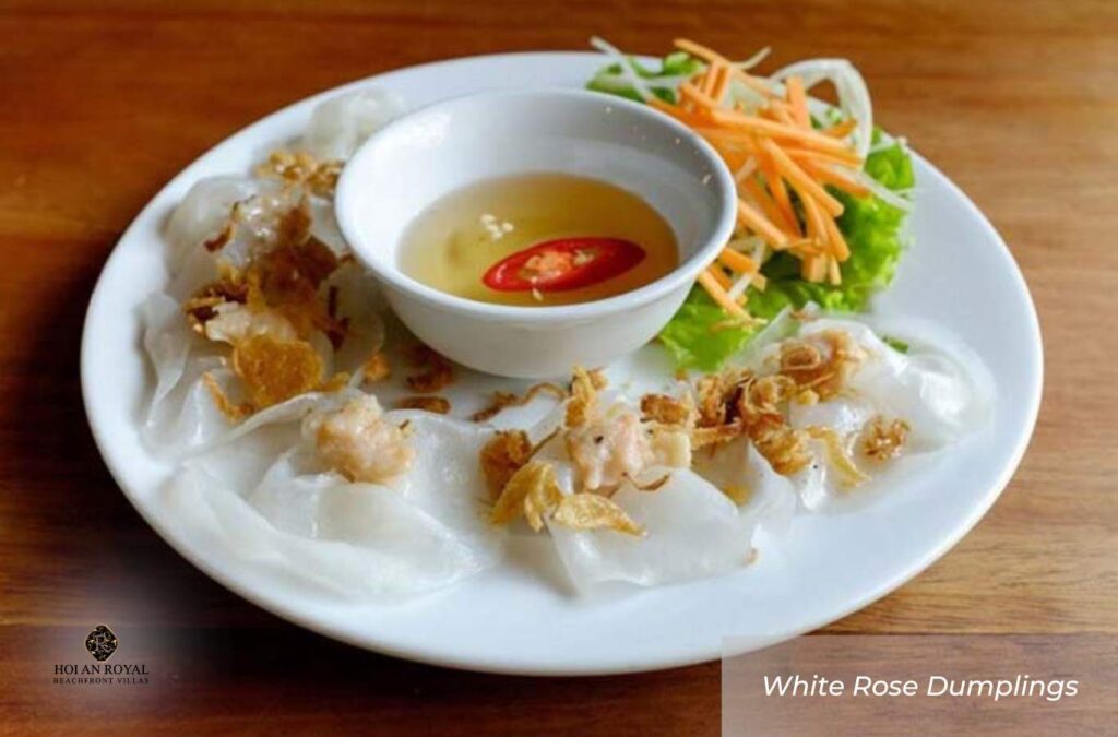 White rose dumplings