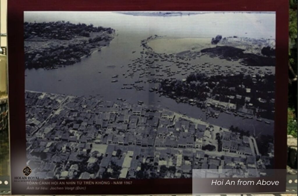 Aerial view of Hoi An in 1967