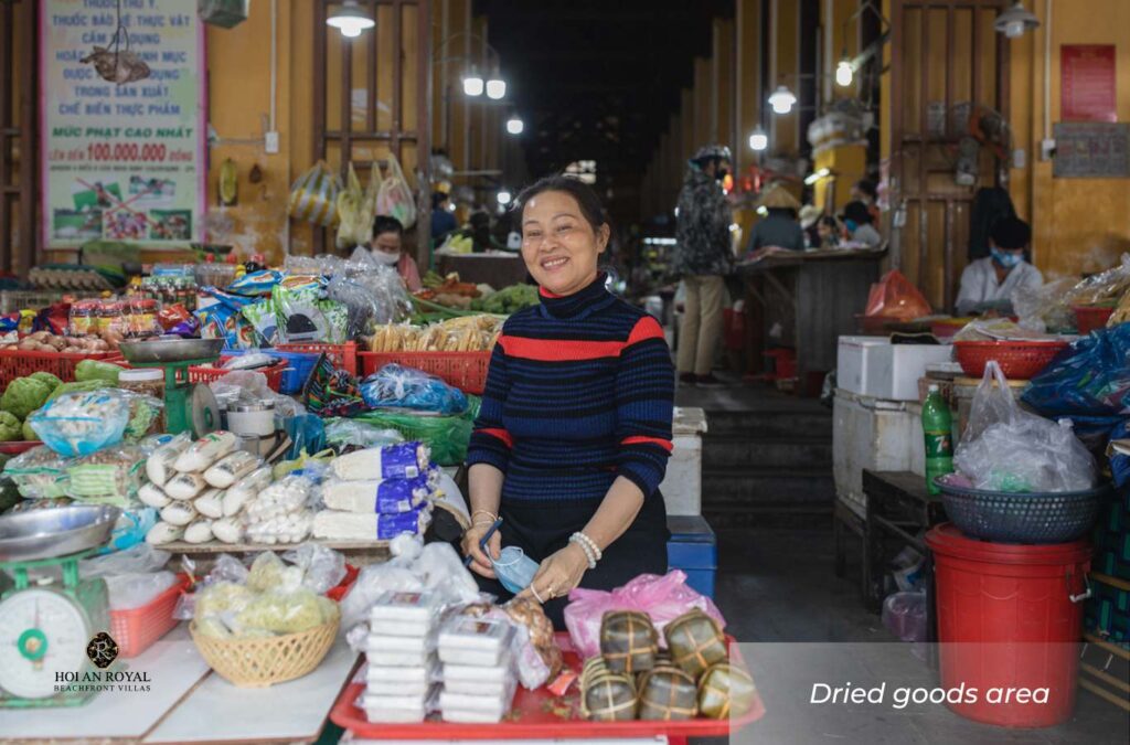 Dried goods zone in Hoi An Market