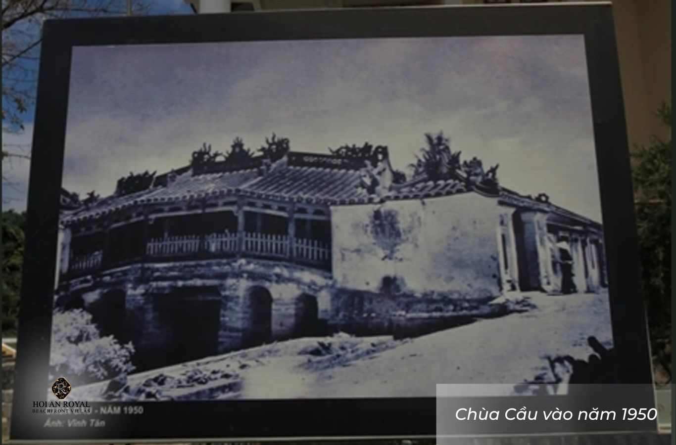 Chùa Cầu - biểu tượng của Hội An vào năm 1950