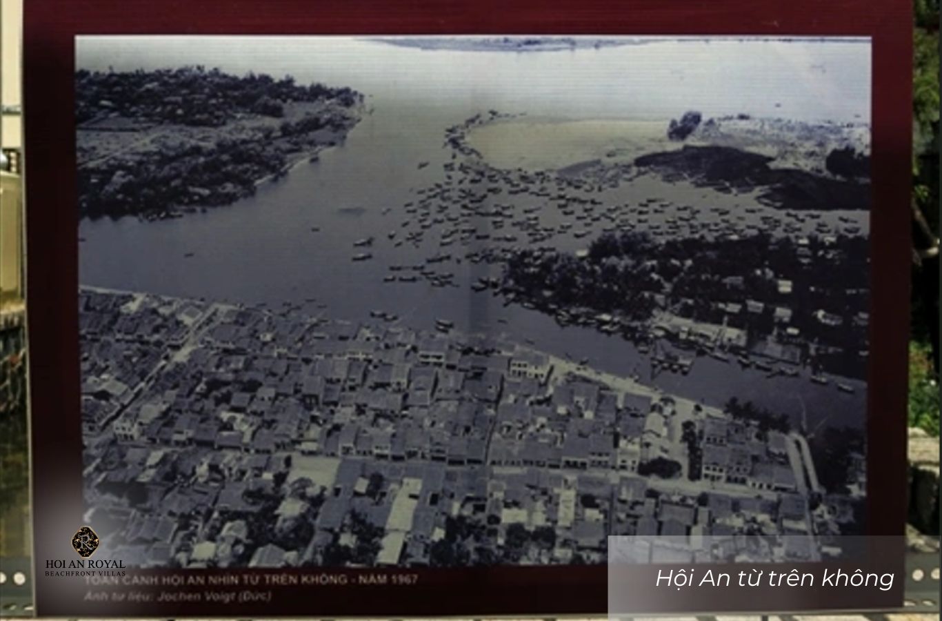 Toàn cảnh Hội An nhìn từ trên không vào năm 1967