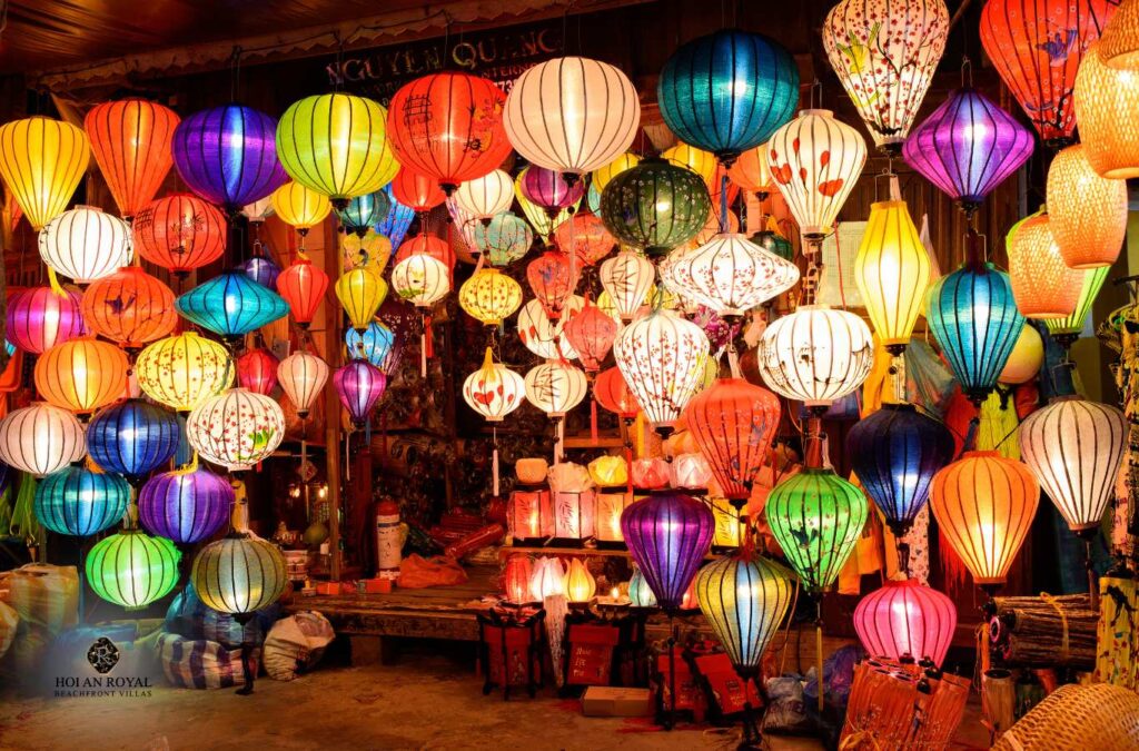 Hoi An at night shines with lanterns, creating a rare, enchanting scene