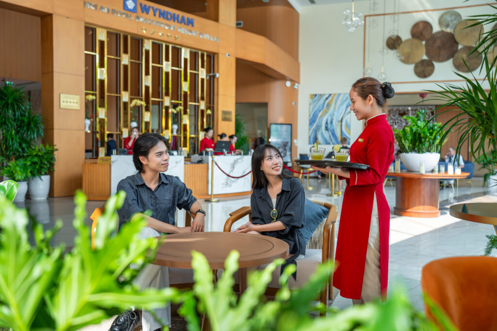 Royal Beachfront Villas & Spa Danang reception