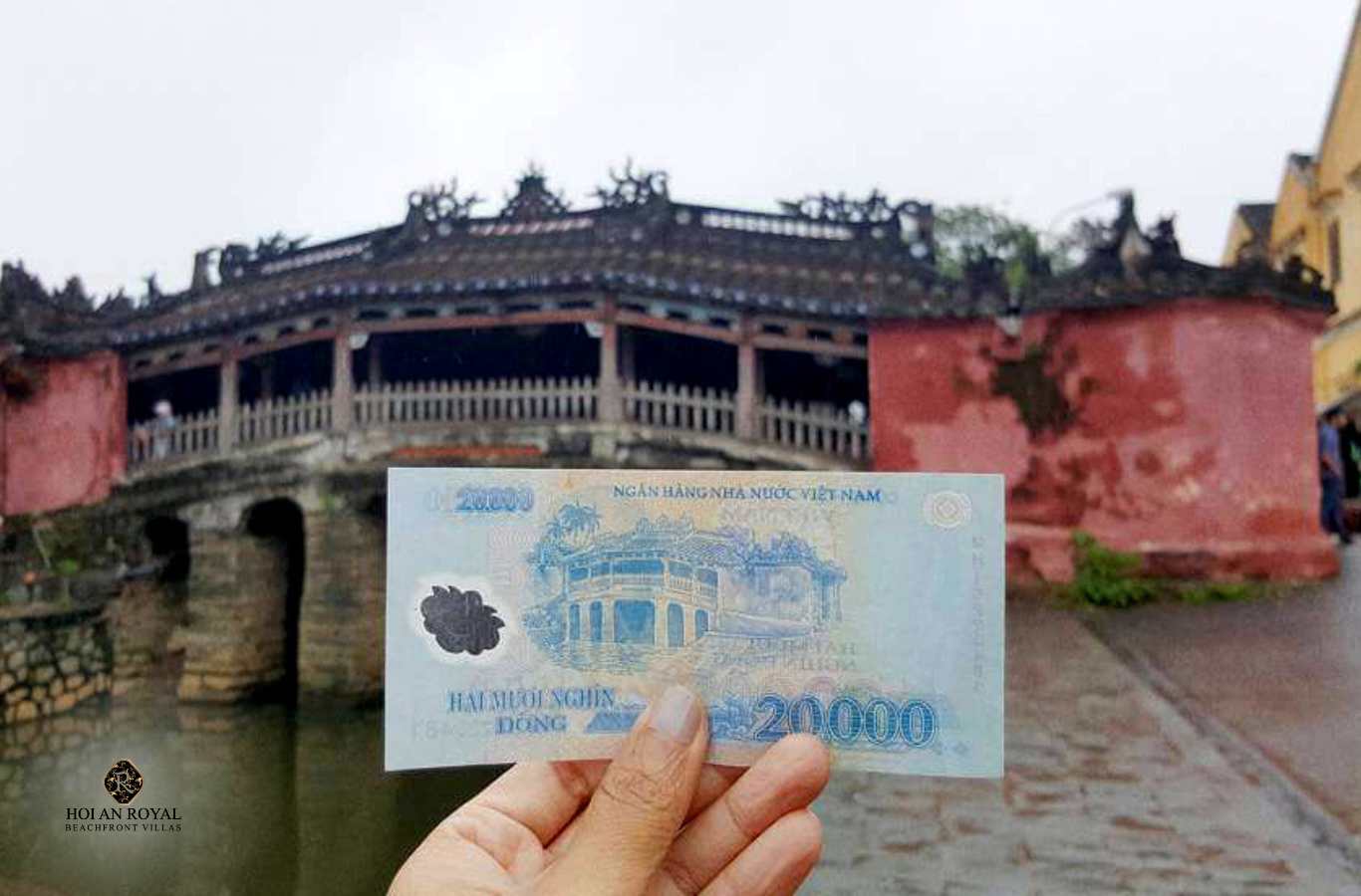 Hình ảnh Chùa Cầu trên tờ 20.000 đồng polymer