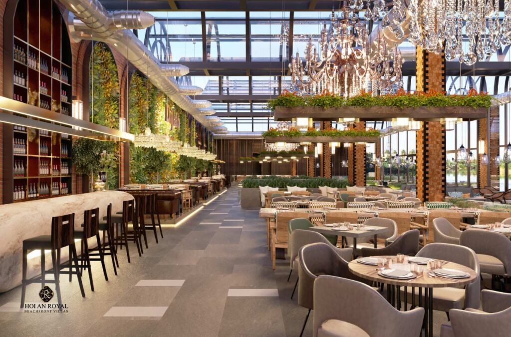 The space must be both luxurious and functional for guests and resort staff alike